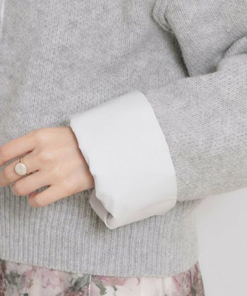 Couture Brooch / クチュールブローチ カーディガン・ボレロ | シャツレイヤード風カーディガン | 詳細30