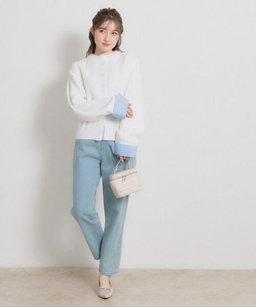 Couture Brooch / クチュールブローチ カーディガン・ボレロ | シャツレイヤード風カーディガン | 詳細4