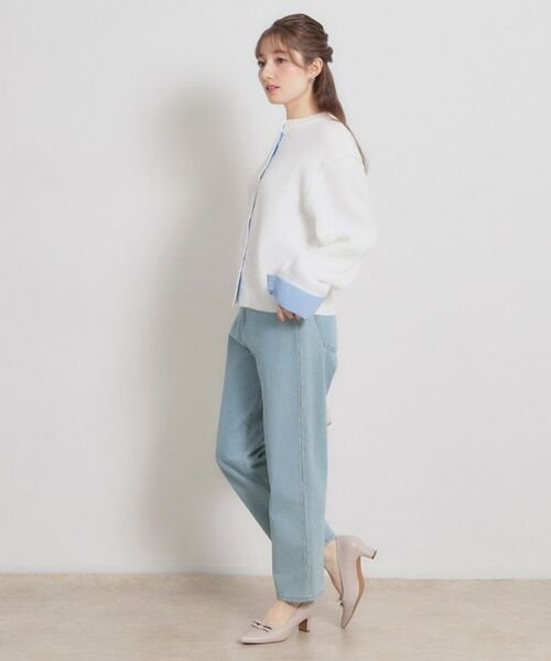 Couture Brooch / クチュールブローチ カーディガン・ボレロ | シャツレイヤード風カーディガン | 詳細5