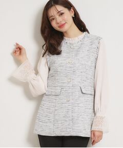 Couture Brooch / クチュールブローチ ベスト | カルゼスラブツイードジレ