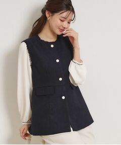 Couture Brooch / クチュールブローチ ベスト | カルゼスラブツイードジレ