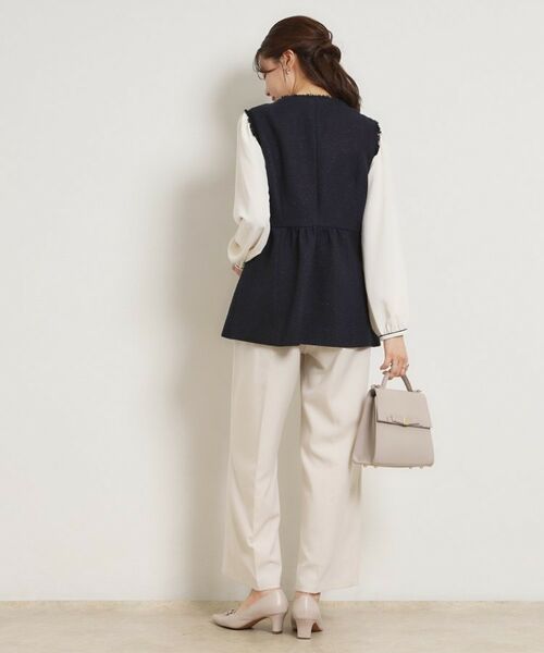 Couture Brooch / クチュールブローチ ベスト | カルゼスラブツイードジレ | 詳細13