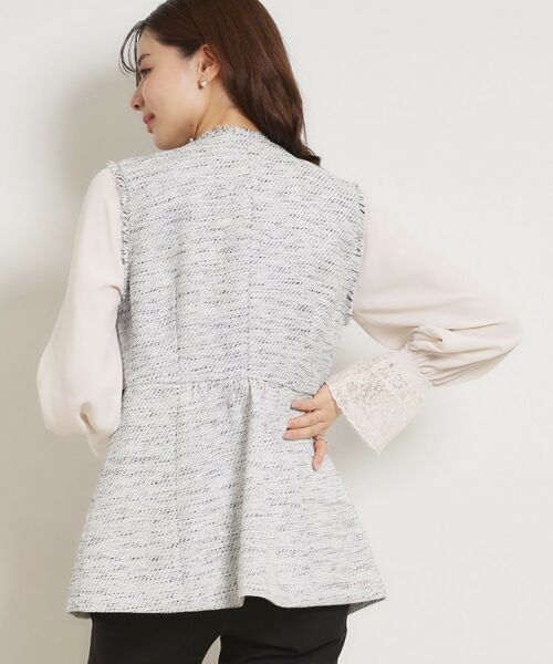 Couture Brooch / クチュールブローチ ベスト | カルゼスラブツイードジレ | 詳細17