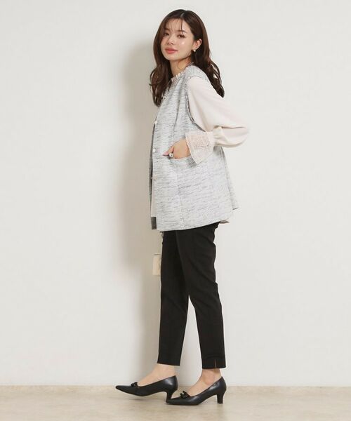 Couture Brooch / クチュールブローチ ベスト | カルゼスラブツイードジレ | 詳細19