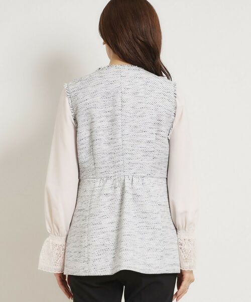 Couture Brooch / クチュールブローチ ベスト | カルゼスラブツイードジレ | 詳細24