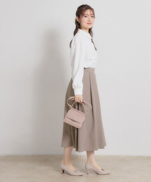 Couture Brooch / クチュールブローチ ロング・マキシ丈スカート | ビットベルトタックスカート | 詳細4