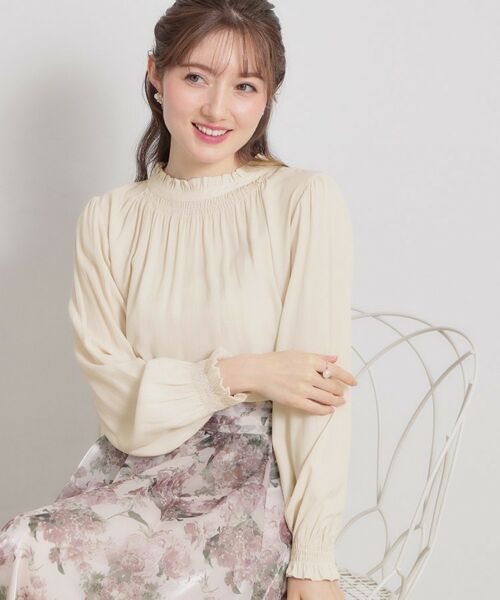 Couture Brooch / クチュールブローチ シャツ・ブラウス | RTピケ前後2WAYリボン開きブラウス | 詳細1