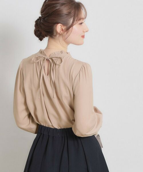 Couture Brooch / クチュールブローチ シャツ・ブラウス | RTピケ前後2WAYリボン開きブラウス | 詳細11
