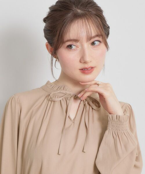 Couture Brooch / クチュールブローチ シャツ・ブラウス | RTピケ前後2WAYリボン開きブラウス | 詳細12