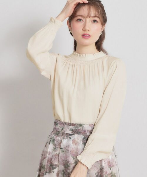 Couture Brooch / クチュールブローチ シャツ・ブラウス | RTピケ前後2WAYリボン開きブラウス | 詳細2