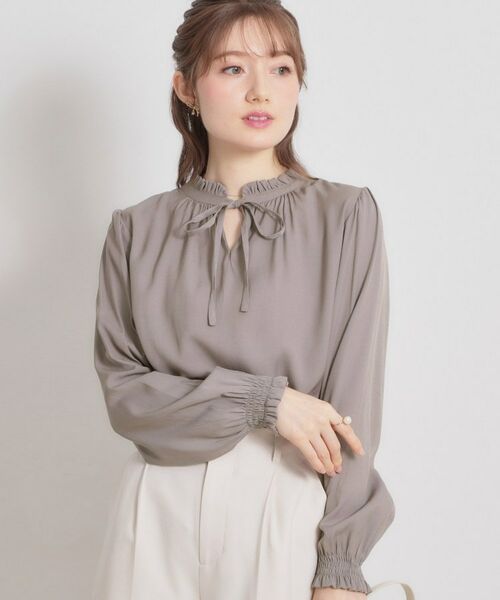 Couture Brooch / クチュールブローチ シャツ・ブラウス | RTピケ前後2WAYリボン開きブラウス | 詳細22