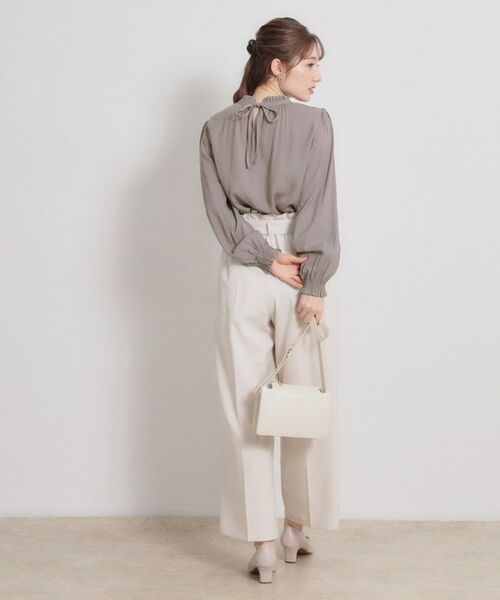 Couture Brooch / クチュールブローチ シャツ・ブラウス | RTピケ前後2WAYリボン開きブラウス | 詳細24