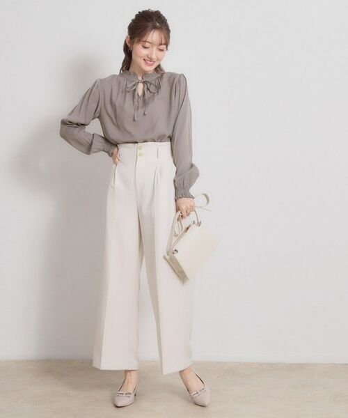 Couture Brooch / クチュールブローチ シャツ・ブラウス | RTピケ前後2WAYリボン開きブラウス | 詳細25