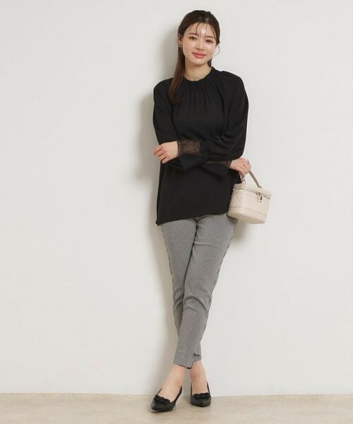 Couture Brooch / クチュールブローチ シャツ・ブラウス | レースカフスピコシャーリングバックリボンブラウス | 詳細12