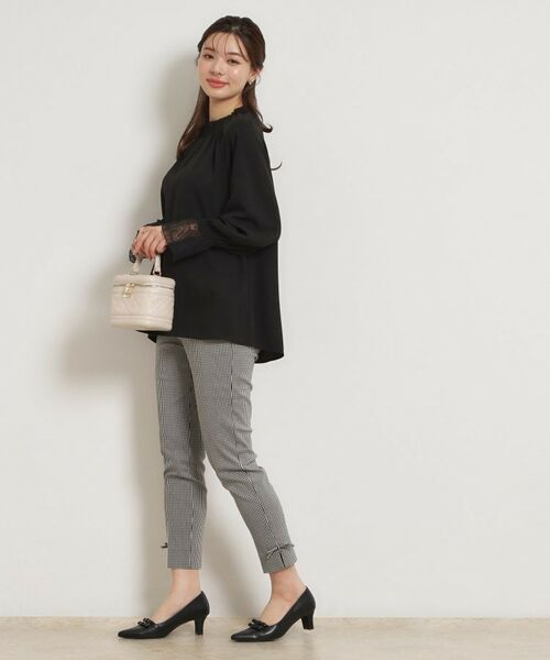 Couture Brooch / クチュールブローチ シャツ・ブラウス | レースカフスピコシャーリングバックリボンブラウス | 詳細13