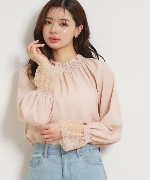 Couture Brooch / クチュールブローチ シャツ・ブラウス | レースカフスピコシャーリングバックリボンブラウス | 詳細16