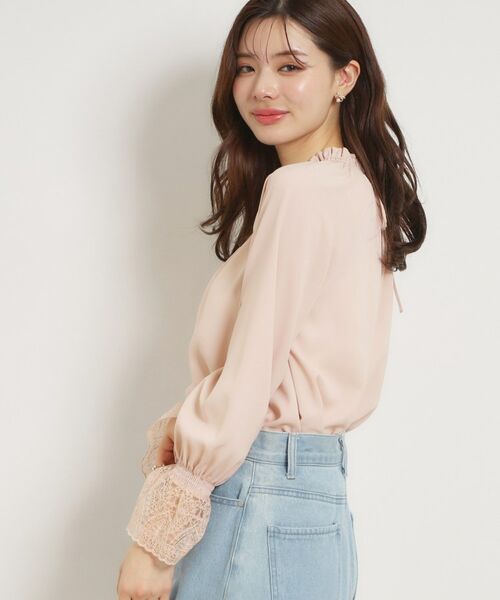 Couture Brooch / クチュールブローチ シャツ・ブラウス | レースカフスピコシャーリングバックリボンブラウス | 詳細17