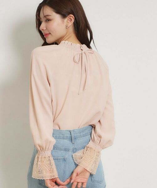 Couture Brooch / クチュールブローチ シャツ・ブラウス | レースカフスピコシャーリングバックリボンブラウス | 詳細18