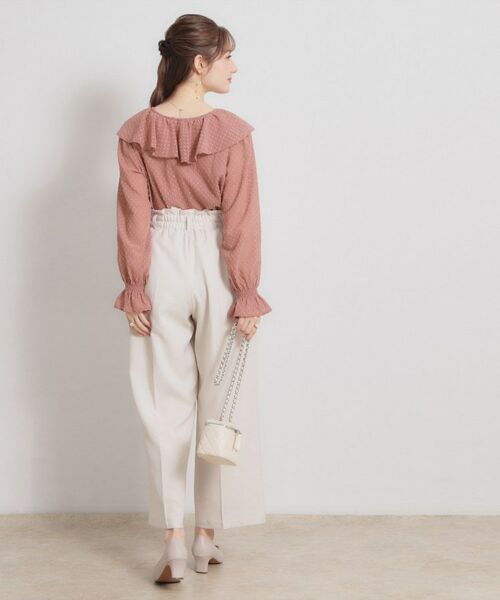 Couture Brooch / クチュールブローチ シャツ・ブラウス | ラメカットドビーフリルブラウス | 詳細20