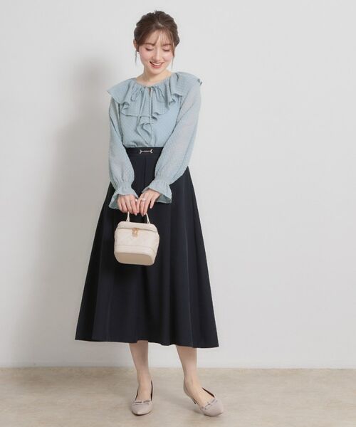 Couture Brooch / クチュールブローチ シャツ・ブラウス | ラメカットドビーフリルブラウス | 詳細25