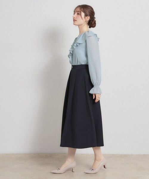 Couture Brooch / クチュールブローチ シャツ・ブラウス | ラメカットドビーフリルブラウス | 詳細26