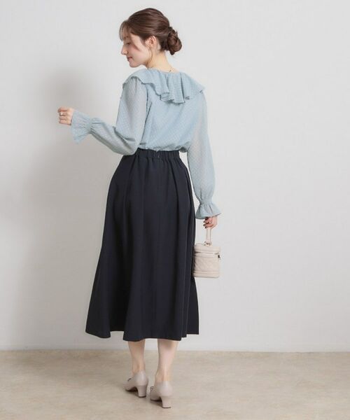 Couture Brooch / クチュールブローチ シャツ・ブラウス | ラメカットドビーフリルブラウス | 詳細27