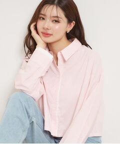 Couture Brooch / クチュールブローチ シャツ・ブラウス | 配色ストライプショートシャツ