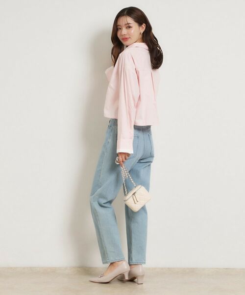 Couture Brooch / クチュールブローチ シャツ・ブラウス | 配色ストライプショートシャツ | 詳細6