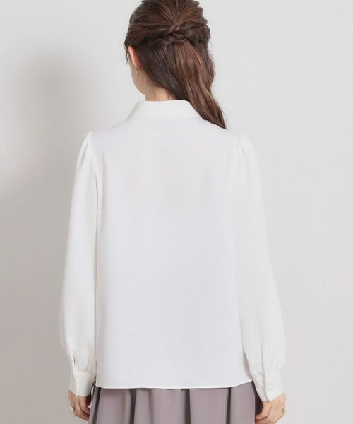 Couture Brooch / クチュールブローチ シャツ・ブラウス | 総レース切り替えパール調ボタンブラウス | 詳細17