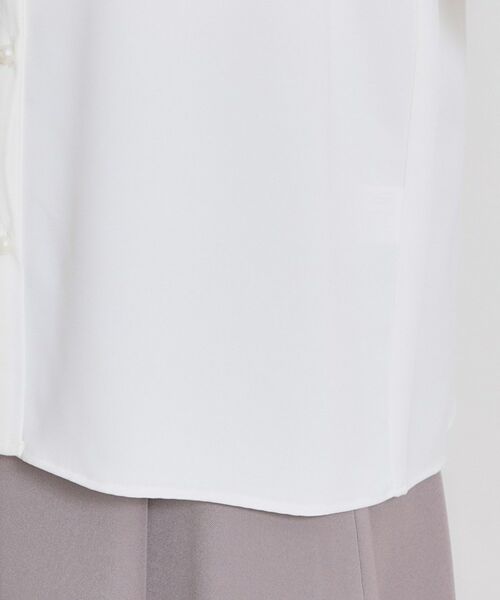 Couture Brooch / クチュールブローチ シャツ・ブラウス | 総レース切り替えパール調ボタンブラウス | 詳細20