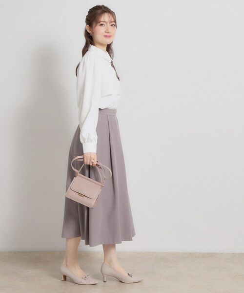 Couture Brooch / クチュールブローチ シャツ・ブラウス | 総レース切り替えパール調ボタンブラウス | 詳細5