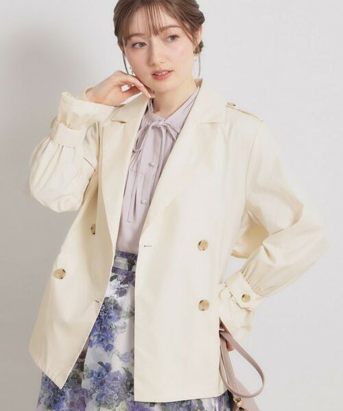 Couture Brooch / クチュールブローチ トレンチコート | 撥水ハーフトレンチコート | 詳細1