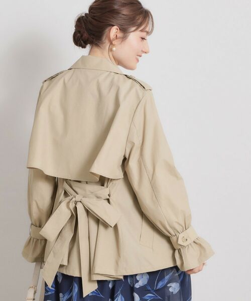 Couture Brooch / クチュールブローチ トレンチコート | 撥水ハーフトレンチコート | 詳細10