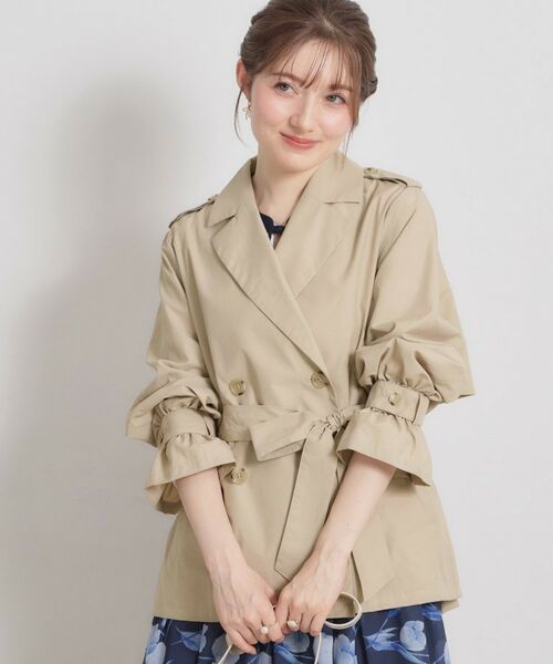 Couture Brooch / クチュールブローチ トレンチコート | 撥水ハーフトレンチコート | 詳細11
