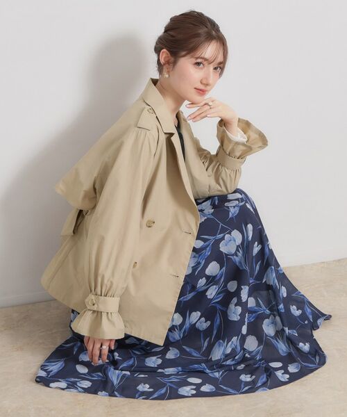 Couture Brooch / クチュールブローチ トレンチコート | 撥水ハーフトレンチコート | 詳細12