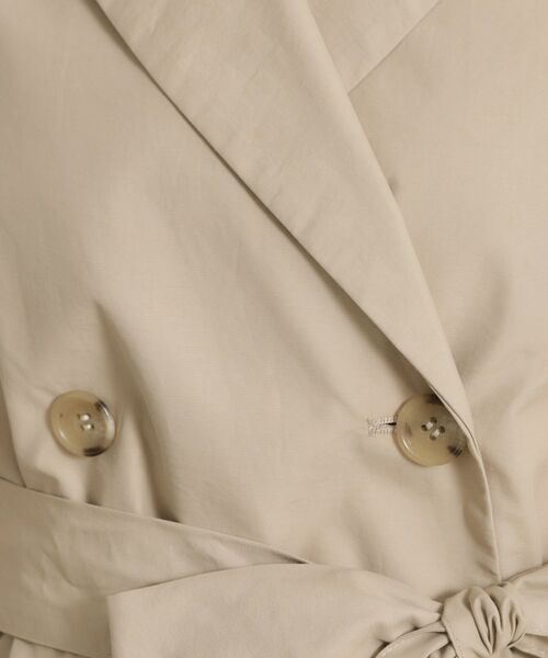 Couture Brooch / クチュールブローチ トレンチコート | 撥水ハーフトレンチコート | 詳細16