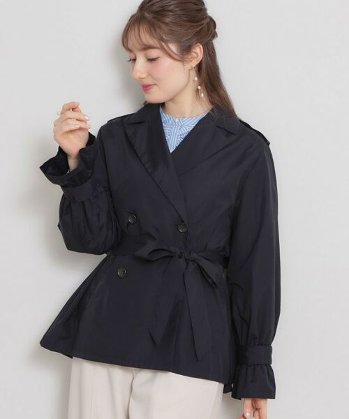 Couture Brooch / クチュールブローチ トレンチコート | 撥水ハーフトレンチコート | 詳細17