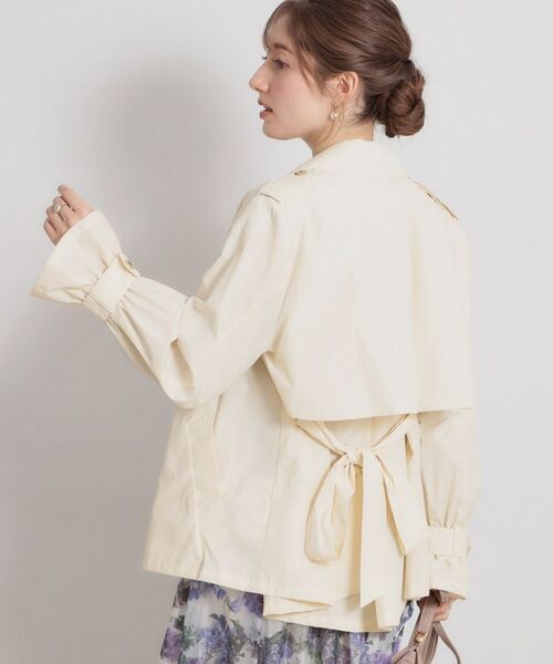 Couture Brooch / クチュールブローチ トレンチコート | 撥水ハーフトレンチコート | 詳細2