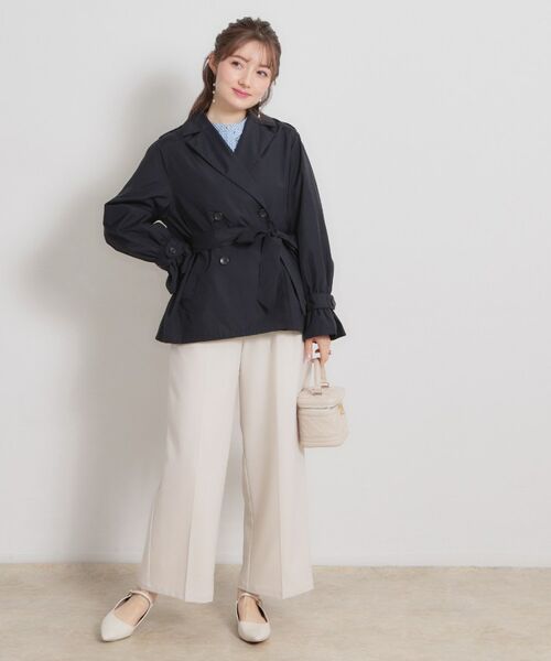 Couture Brooch / クチュールブローチ トレンチコート | 撥水ハーフトレンチコート | 詳細21