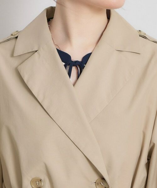 Couture Brooch / クチュールブローチ トレンチコート | 撥水ハーフトレンチコート | 詳細30