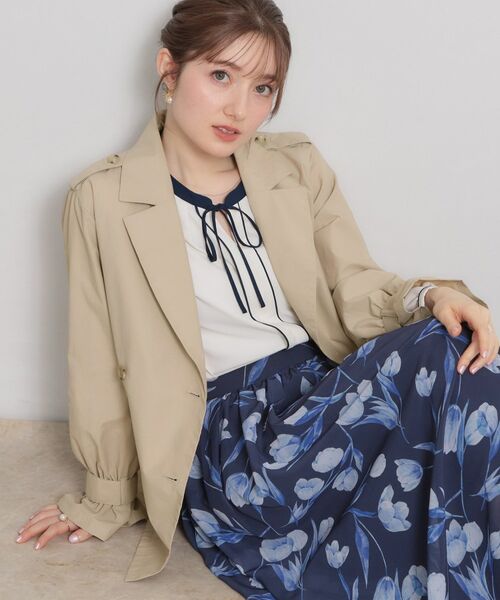 Couture Brooch / クチュールブローチ トレンチコート | 撥水ハーフトレンチコート | 詳細8