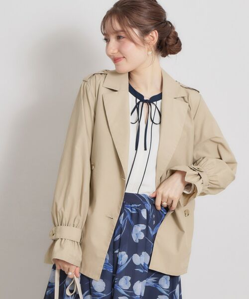 Couture Brooch / クチュールブローチ トレンチコート | 撥水ハーフトレンチコート | 詳細9