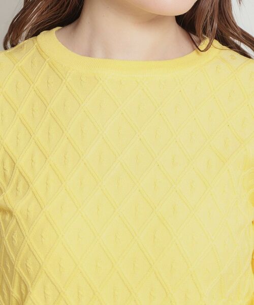 Couture Brooch / クチュールブローチ ニット・セーター | 【アンサンブル可】ダイヤ柄ニット | 詳細29