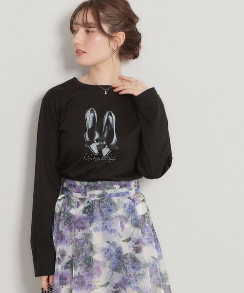 Couture Brooch / クチュールブローチ Tシャツ | 【綿100％・洗える】パリジェンヌ プリントTシャツ | 詳細29