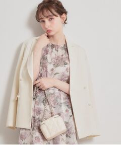 Couture Brooch / クチュールブローチ テーラードジャケット | 【洗える・ハレの日・通勤】パール調ボタン テーラードジャケット