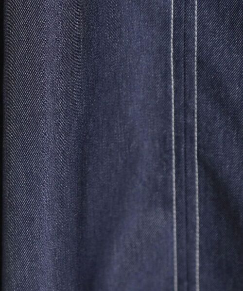 Couture Brooch / クチュールブローチ ロング・マキシ丈ワンピース | 【洗える】デニムライク細リボンジャンスカ | 詳細26