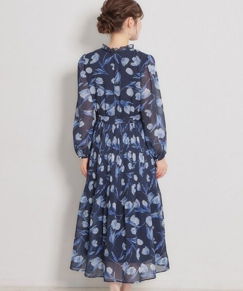 Couture Brooch / クチュールブローチ ロング・マキシ丈ワンピース | 【洗える・着映え】チューリップ柄 ワンピース | 詳細29