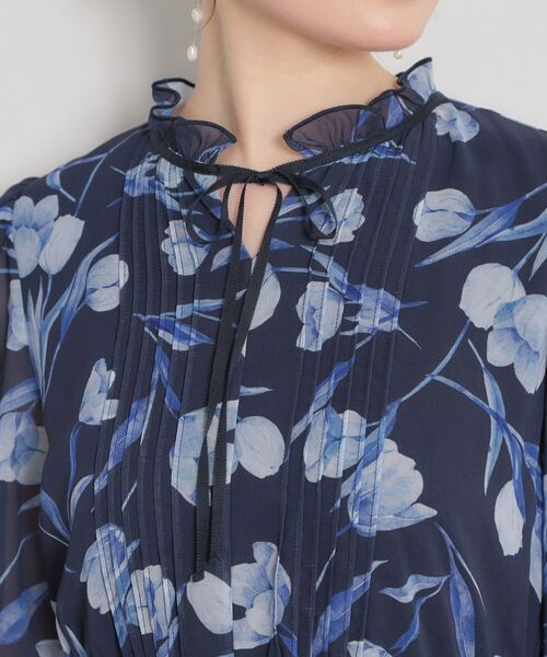 Couture Brooch / クチュールブローチ ロング・マキシ丈ワンピース | 【洗える・着映え】チューリップ柄 ワンピース | 詳細30