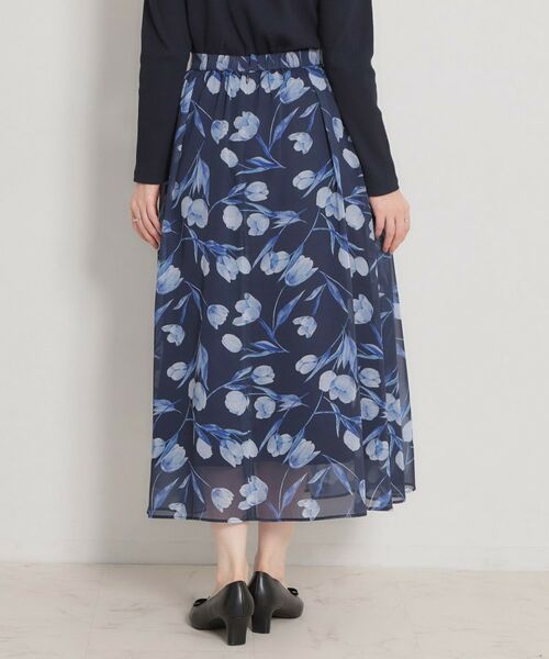 Couture Brooch / クチュールブローチ ロング・マキシ丈スカート | 【洗える】チューリップ柄スカート | 詳細28