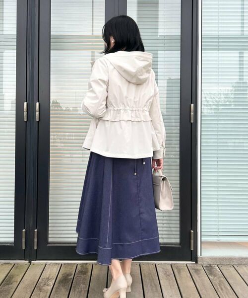 Couture Brooch / クチュールブローチ ロング・マキシ丈スカート | 【洗える】デニムライク細リボンスカート | 詳細27